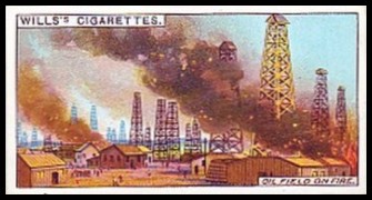 35 Oil - Oil Field on Fire, Texas